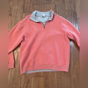 Mens Bahama Bay Club quarter zip size L 100% cotton